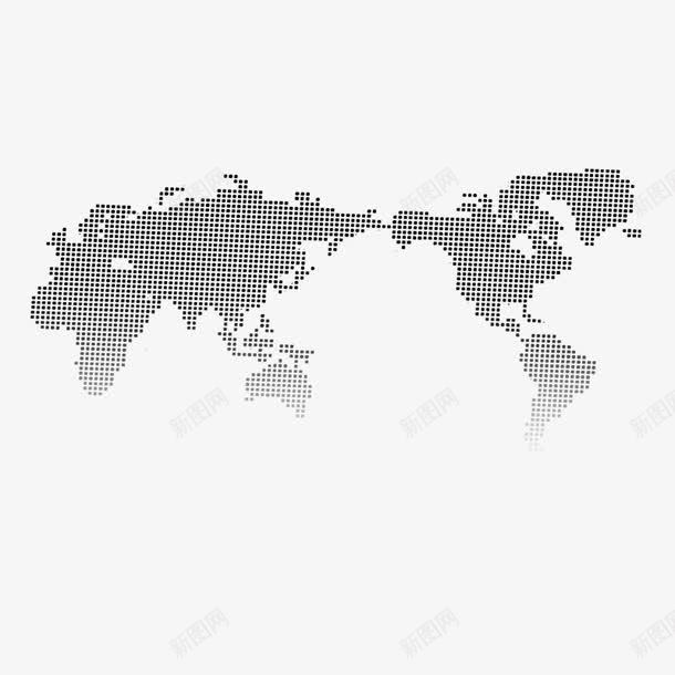 地图png免抠素材_新图网 https://ixintu.com 世界地图 像素地图 地图