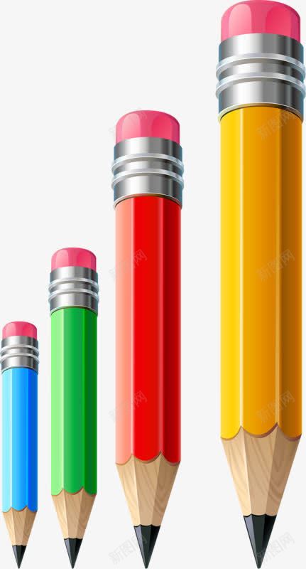画图铅笔png免抠素材_新图网 https://ixintu.com 写字 橡皮 画图 铅笔