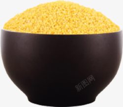 小黄米五谷杂粮素材