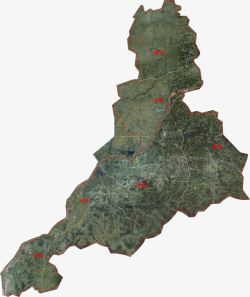 山东济南市高速公路卫星地图素材