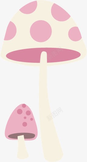 卡通蘑菇插画png免抠素材_新图网 https://ixintu.com 可爱卡通 蘑菇插画