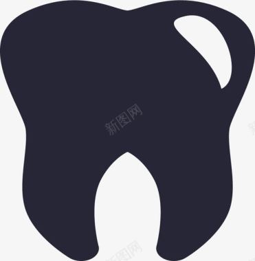 牙齿修复图标图标