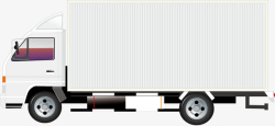 一辆卡车矢量图素材