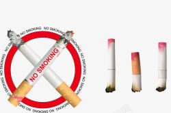 禁止投放标贴禁止吸烟标志矢量图图标高清图片