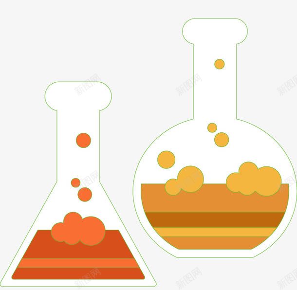 烧杯png免抠素材_新图网 https://ixintu.com 实验 水分 溶液 烧杯 素材