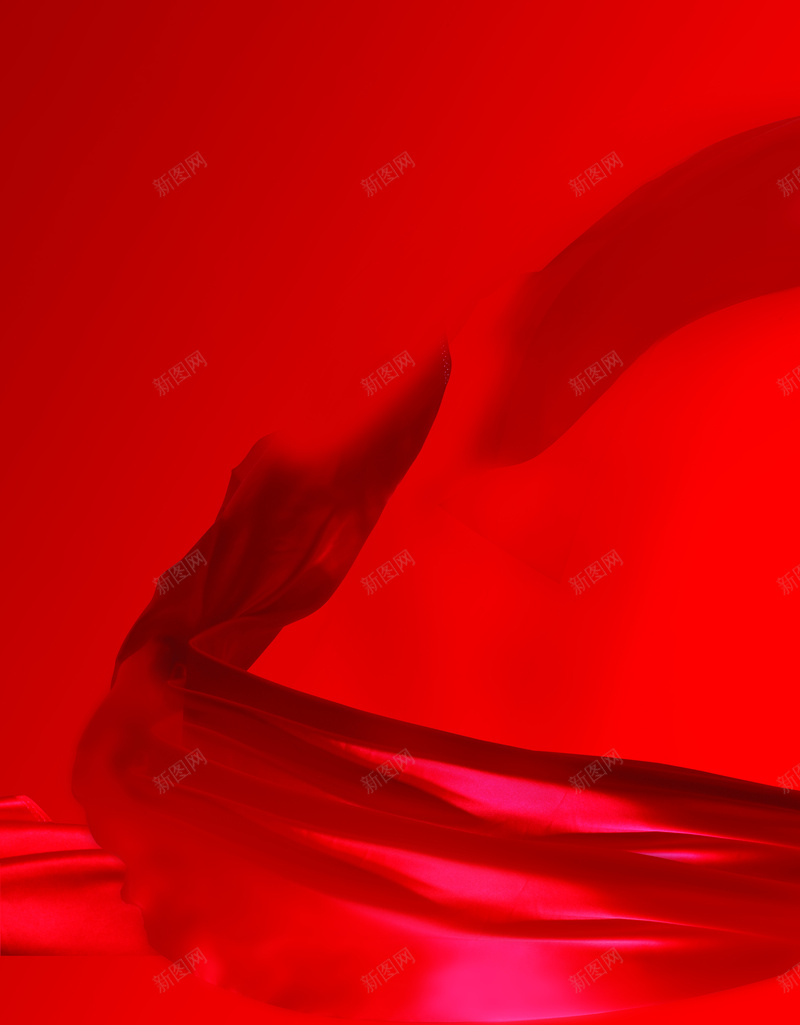红色背景装饰psd设计背景_新图网 https://ixintu.com 曲线 渐变 红色 绸缎 背景装饰