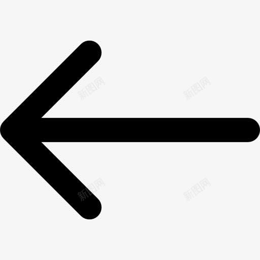 箭头指向左图标png_新图网 https://ixintu.com 左转 方向 箭头 角度 运动轨迹