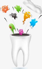 卡通牙齿细菌png免抠素材_新图网 https://ixintu.com 卡通 牙齿 细菌