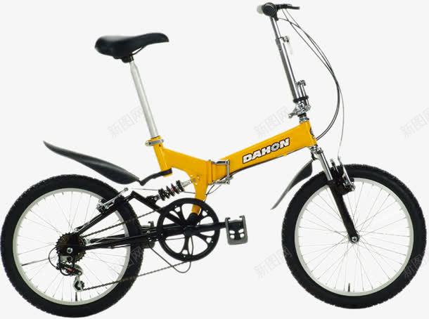 单车png免抠素材_新图网 https://ixintu.com 交通工具 单车 自行车 黄色单车 黄色自行车