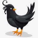 黑色小鸡标志图标png_新图网 https://ixintu.com 图标 小鸡 标志 黑色