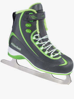 黑绿色黑绿色滑冰鞋装饰高清图片