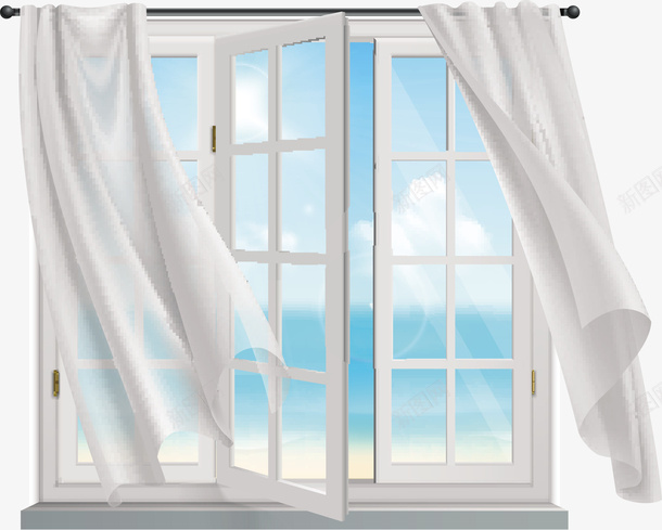 一个白色窗户矢量图eps免抠素材_新图网 https://ixintu.com 一个窗户 白色 白色窗户 白色窗框 矢量图 矢量窗户 窗户 窗户PNG