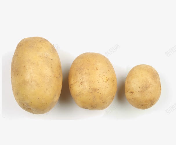 土豆png免抠素材_新图网 https://ixintu.com 一排土豆 三个土豆 土豆 马铃薯 黄色马铃薯