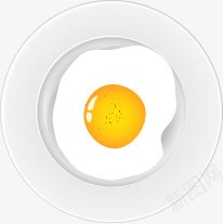 鸡蛋荷包蛋png免抠素材_新图网 https://ixintu.com 盘子 荷包蛋 蛋 蛋白 蛋黄 鸡蛋