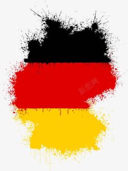 德国人德国国旗高清图片