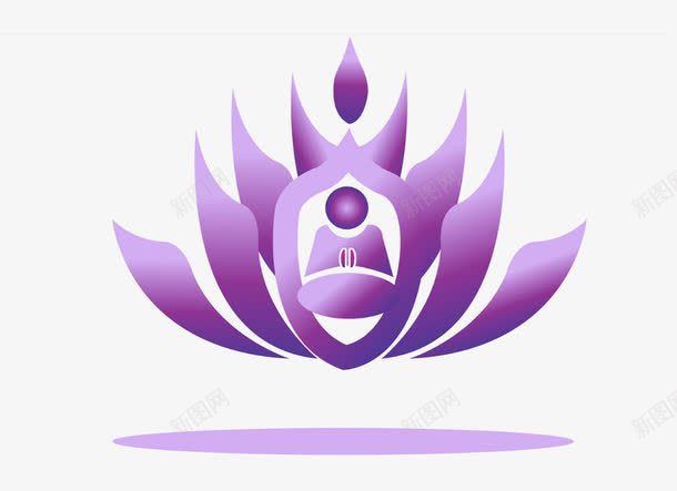 瑜伽图标png_新图网 https://ixintu.com 健身 塑身 瑜伽 瑜伽logo 禅 禅绕画