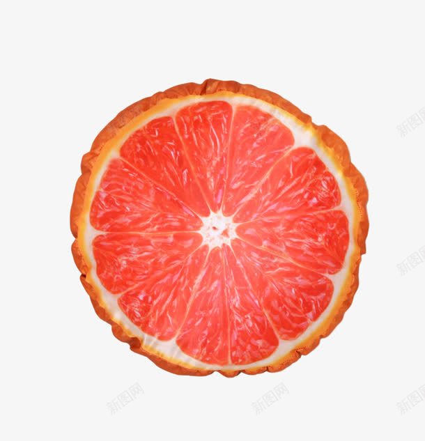 水彩红橙png免抠素材_新图网 https://ixintu.com 橙子 水果 红色