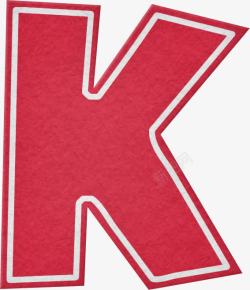 红色字母K素材