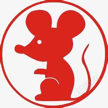 卡通老鼠png免抠素材_新图网 https://ixintu.com 动物 十二生肖 卡通 可爱 简笔鼠 红色 老鼠
