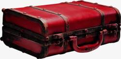 红色行李箱素材