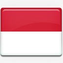 印度尼西亚国旗国国家标志素材