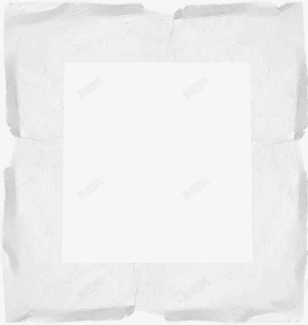 白色剪纸相框png免抠素材_新图网 https://ixintu.com 剪纸相框 白色相框 相框