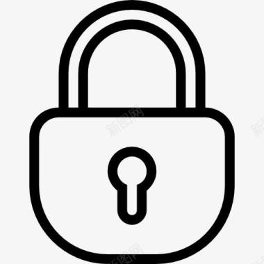 锁挂锁概述安全符号图标图标