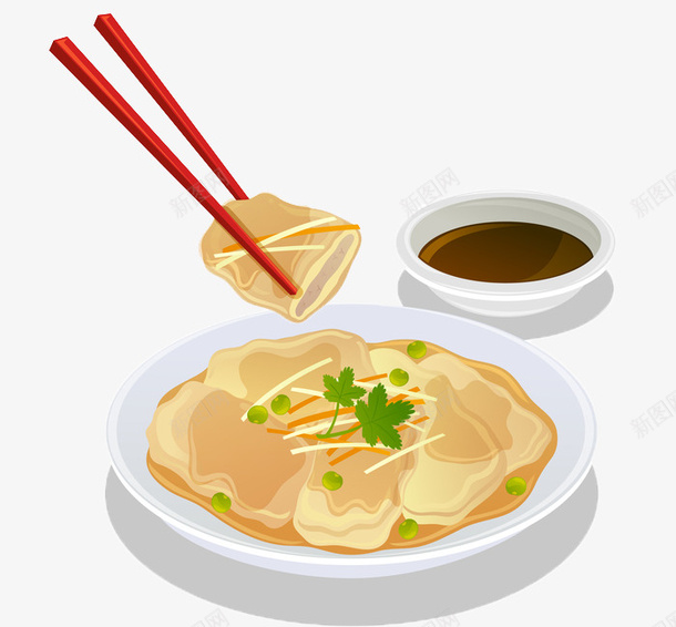 简约早餐美食png免抠素材_新图网 https://ixintu.com 商务 手绘 简约 美味 美食 营养 酱料