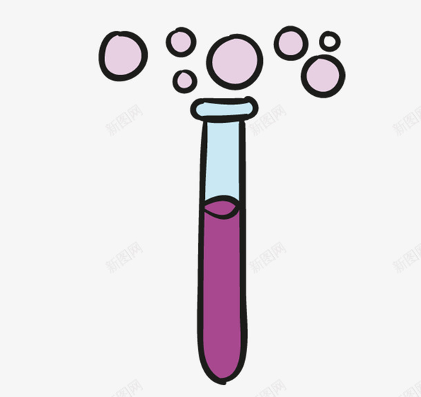 实验瓶和水泡矢量图ai免抠素材_新图网 https://ixintu.com 实验瓶 手绘画 水泡 矢量装饰 装饰 矢量图