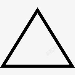 三角形的变体三角形的轮廓变图标高清图片