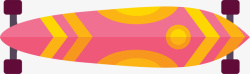条纹滑板世界滑板日时尚粉色滑板高清图片