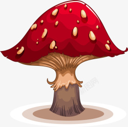 蘑菇卡通插画1素材