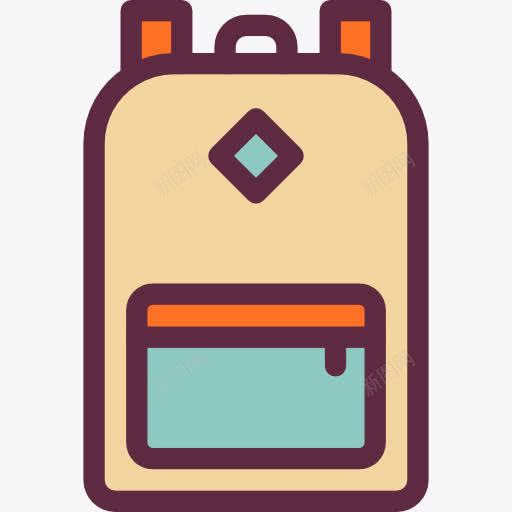 背标图标png_新图网 https://ixintu.com 书包 工具和器具 手提包 背包 袋