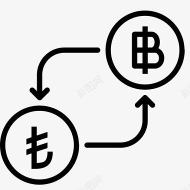 比特币转换货币从里拉钱以转换货图标图标
