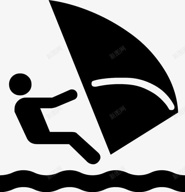 风帆冲浪Mapicons图标png_新图网 https://ixintu.com windsurf 风帆冲浪