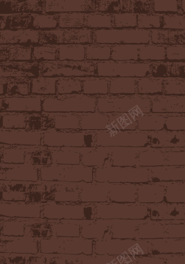 棕色砖墙纹理背景矢量图背景