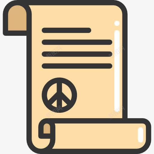 和平条约图标png_新图网 https://ixintu.com 合同 和平条约 杂 纸莎草