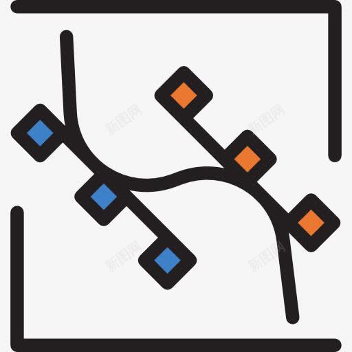 节点图标png_新图网 https://ixintu.com 图形工具 图形编辑 多媒体接口 工具和器具 插图 节点 设计