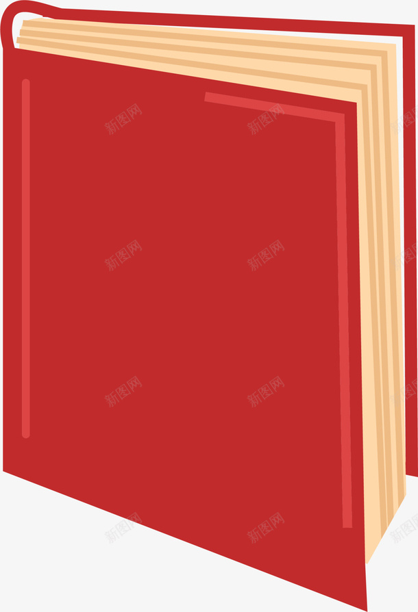 红色简约立体书籍png免抠素材_新图网 https://ixintu.com 世界读书日 书本 书籍 国际儿童图书日 知识 立体书样机 立体书模样机 红色书本 阅读