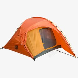 橙色帐篷卡通手绘帐篷高清图片