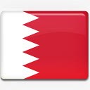 巴林国旗国国家标志图标图标