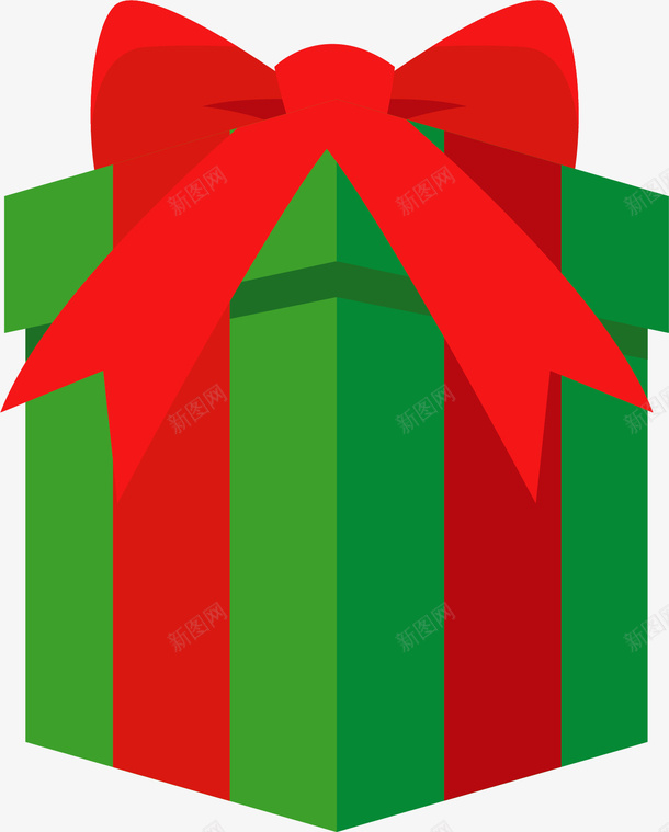 立体绿色的礼物盒矢量图ai免抠素材_新图网 https://ixintu.com 圣诞快乐 圣诞节 圣诞节礼盒 矢量png 礼盒 绿色礼盒 矢量图