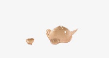 古典手绘艺术茶壶素材