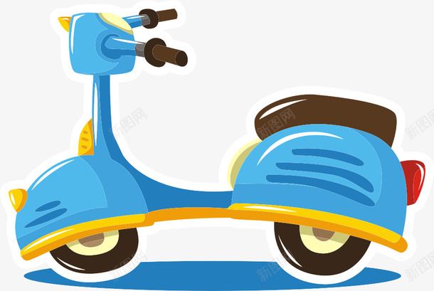 小型摩托车矢量图eps免抠素材_新图网 https://ixintu.com 小型摩托车 车辆 运输车辆 矢量图