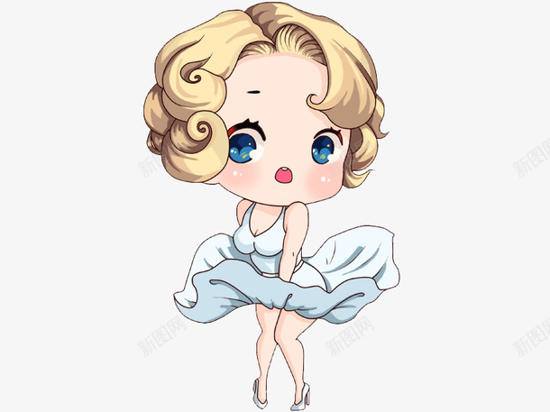 手绘卡通女孩png免抠素材_新图网 https://ixintu.com 卡通画 卡通素材 扁平素材 扁平风格 手绘卡通女孩