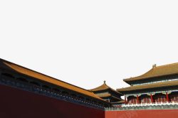中国宫墙中国传统霸气辉宏宫墙侧面高清图片