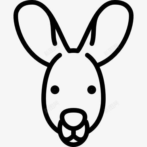 KangarooHead图标png_新图网 https://ixintu.com 动物 动物园 哺乳动物 澳大利亚 野生 野生动物