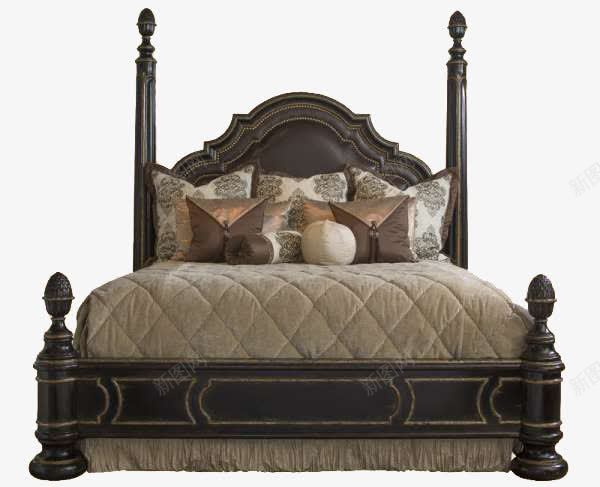 床3d酒店装饰png免抠素材_新图网 https://ixintu.com 3d 古典 家具图片 家居 床模型 床设计