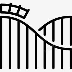 公平的乐趣过山车图标高清图片