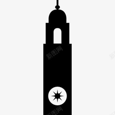 杜布罗夫尼克钟楼克罗地亚图标图标